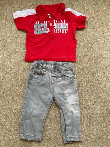 Jean 6 mois tape à l'oeil