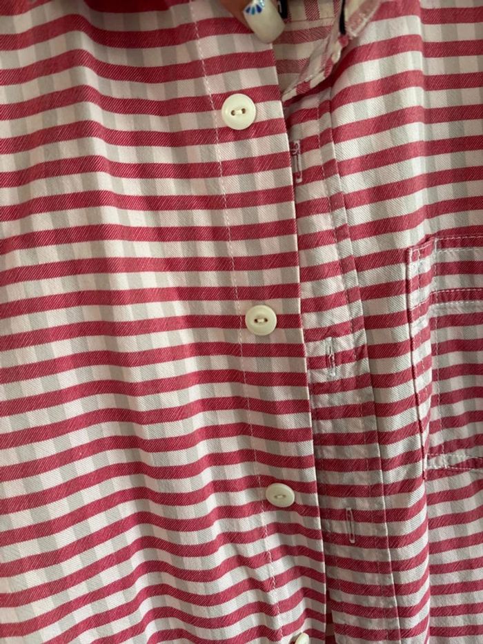 Chemise rouge à carreaux superdry taille M - photo numéro 4