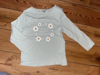 Haut manches longues fleurs