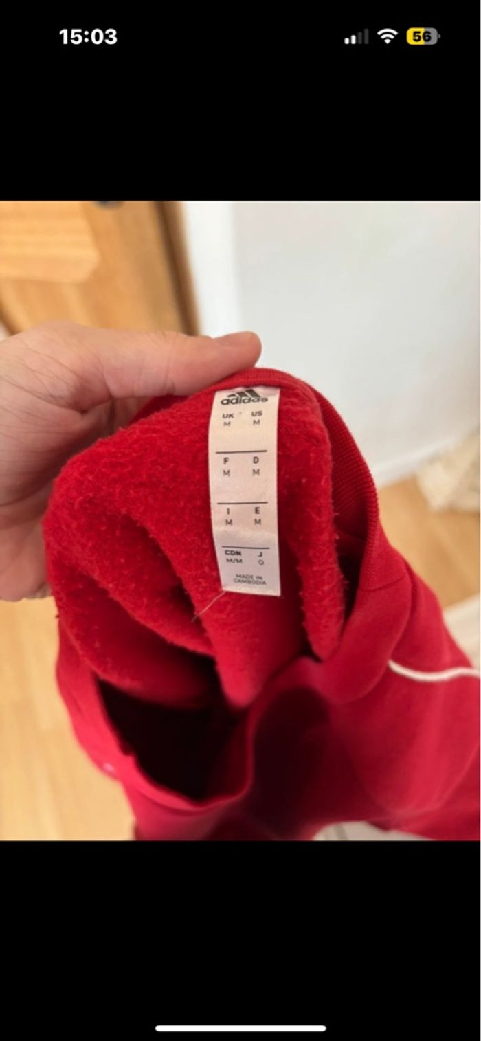 Sweat adidas rouge - photo numéro 6
