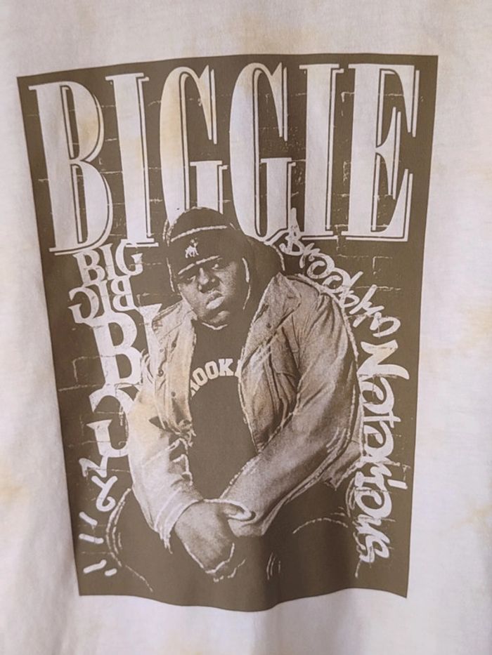 Tee-shirt Biggie small , Notorious big ,BIG taille M - photo numéro 2