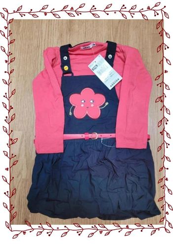 Robe avec tshirt manche longue