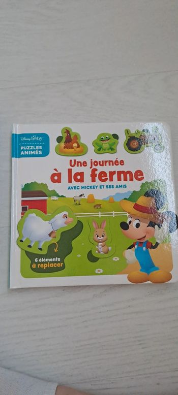 Livre puzzles animés disney baby
