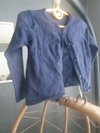 Gilet bleu marine du pareil au même