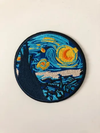 Écusson patch brodé nuit étoilée