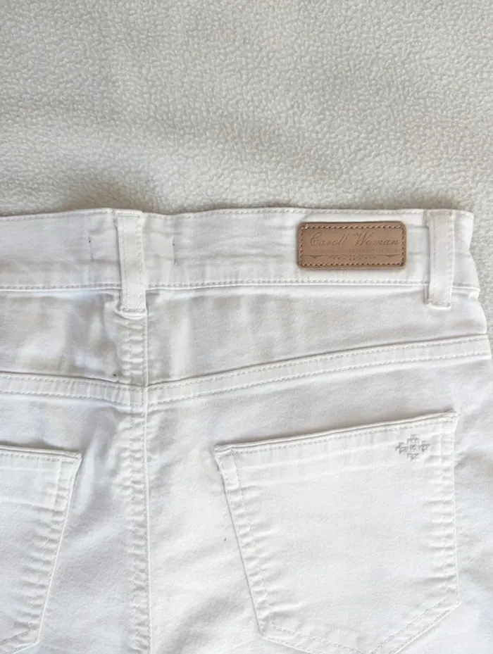 Jean blanc Caroll Premium – Slim 3/4 chic & confort T38 - photo numéro 6