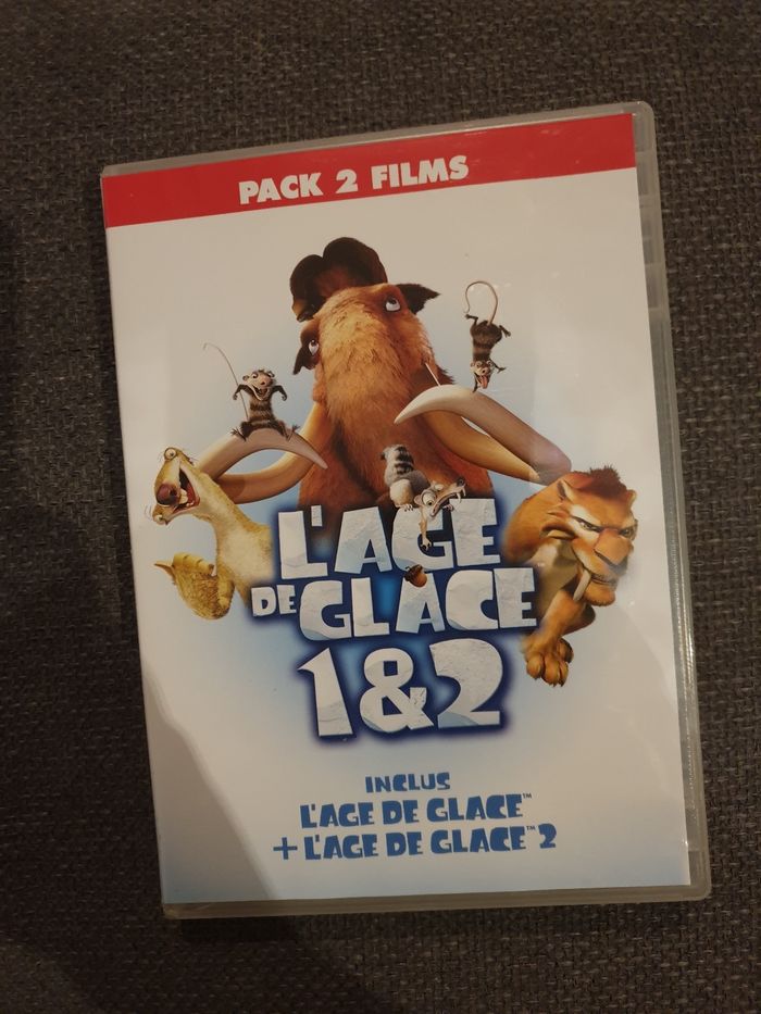 DVD L'âge de glace 1&2