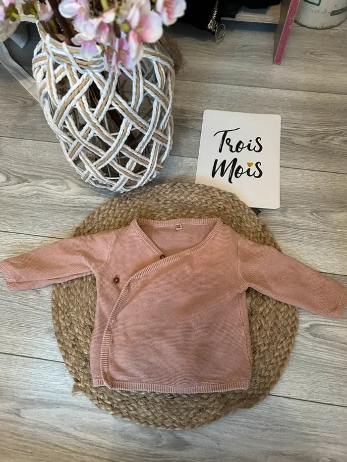 Gilet croisé 3 mois