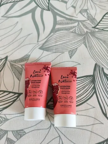 Oriflame sweden love nature masque visage hydratant lot de 2 x 30ml