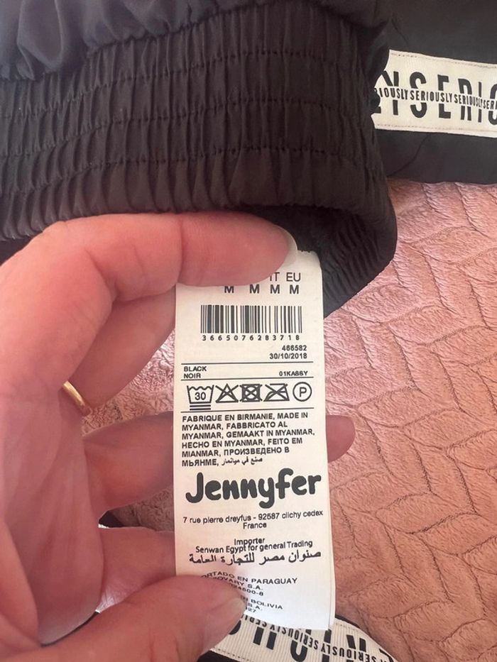 Veste femme jogging Jennyfer M ttbe noire et blanche - photo numéro 6