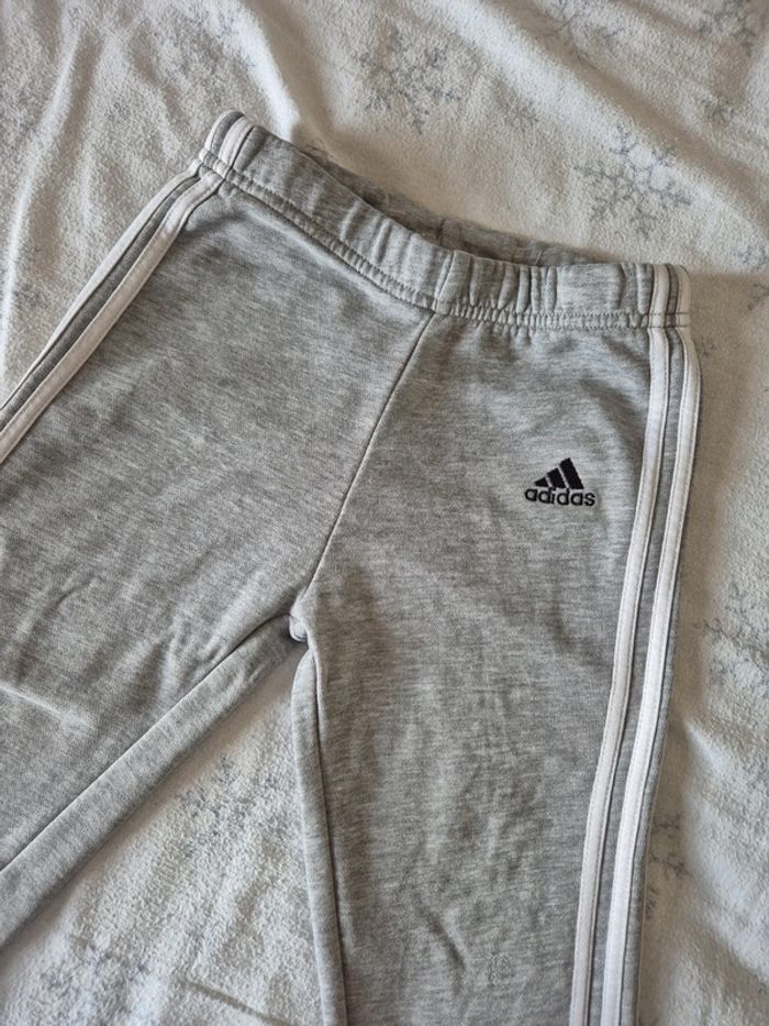 Jogging adidas gris chiné 2/3ans - photo numéro 2