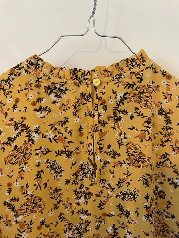 Chemisier jaune à fleurs Primark - photo numéro 6