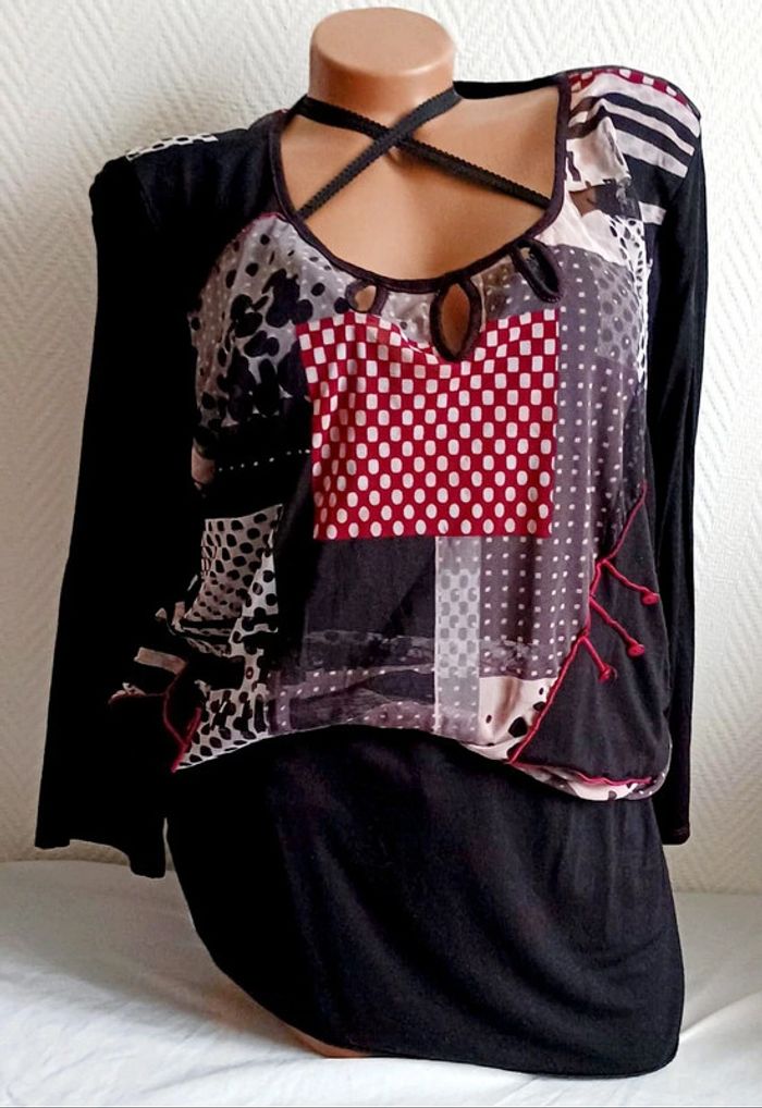 Blouse haut femme grande taille - photo numéro 5