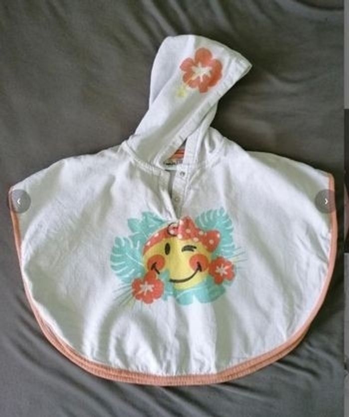 Cape sortie de bain Smiley bébé 18-23 mois