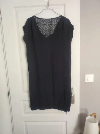 Robe tunique bleue marine 40