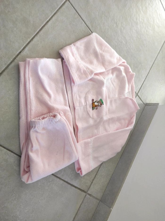 Surpyjama chaud fait main polaire 5 ans