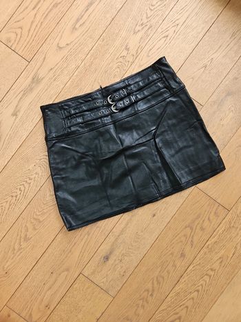 Mini jupe simili cuir