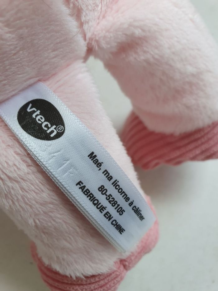 Peluche Maé ma Licorne à câliner VTech - photo numéro 4