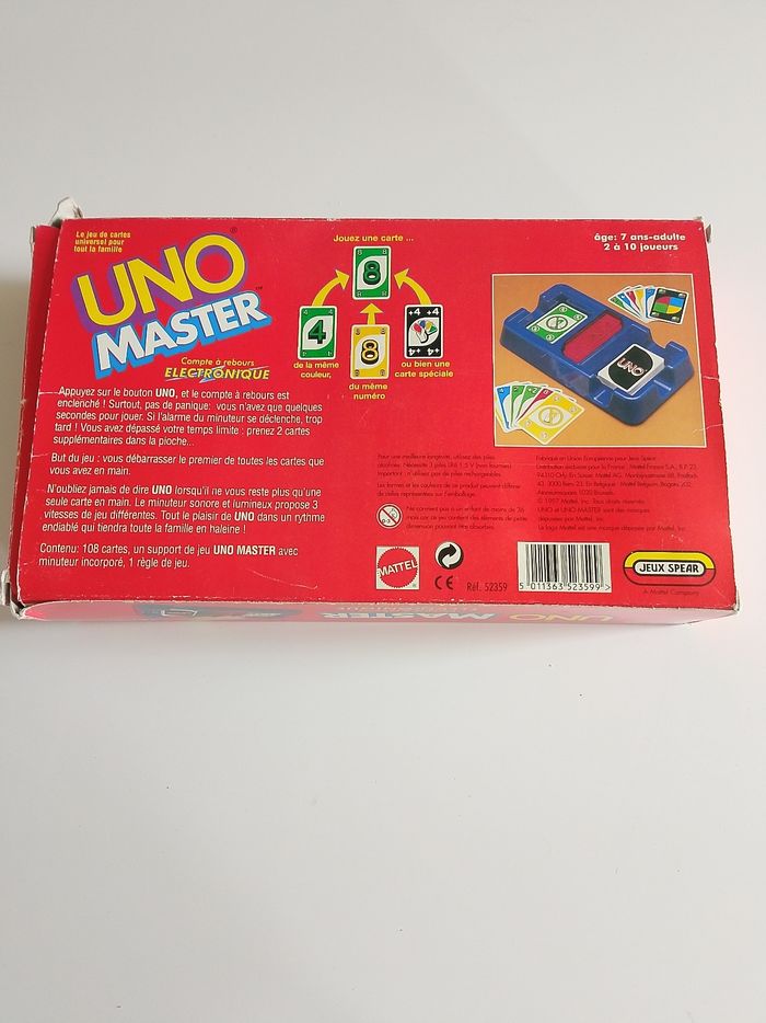 Uno master jeux spear complet et fonctionne - photo numéro 2