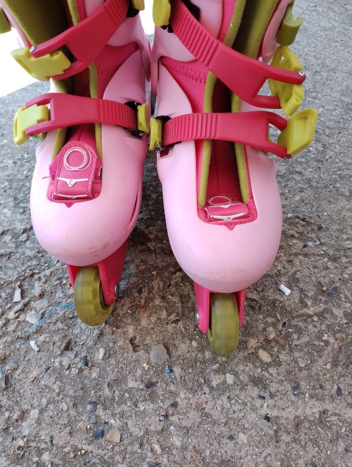 rollers OXELO pointure ajustable du 32, 33 jusqu'au 34 - photo numéro 6