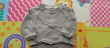 Sweat bébé garçon 1 mois