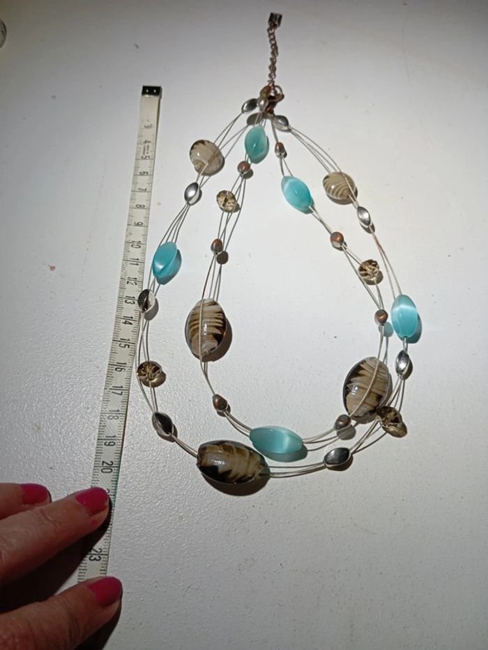 Collier perles en verre - photo numéro 9