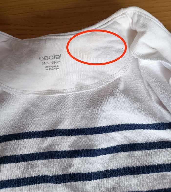 Gilet coton Obaibi marinière 36 mois 3 ans 98 cm fille - photo numéro 7