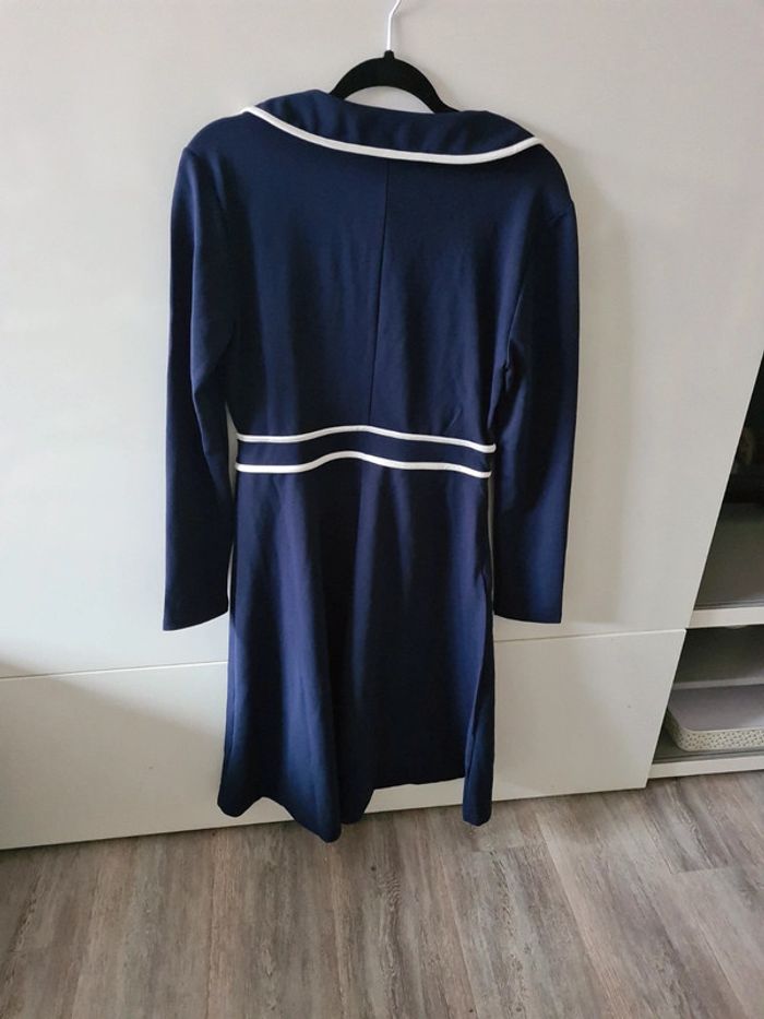 Robe trapèze manche longue 70's - photo numéro 3