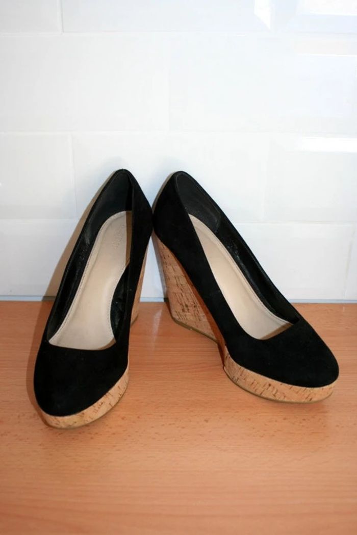 Compensées daim noir point.39 Forever 21