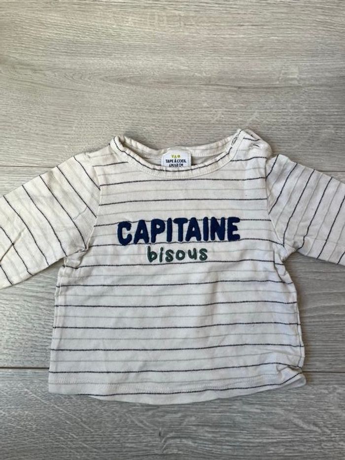 T-shirt manches longues 6 mois