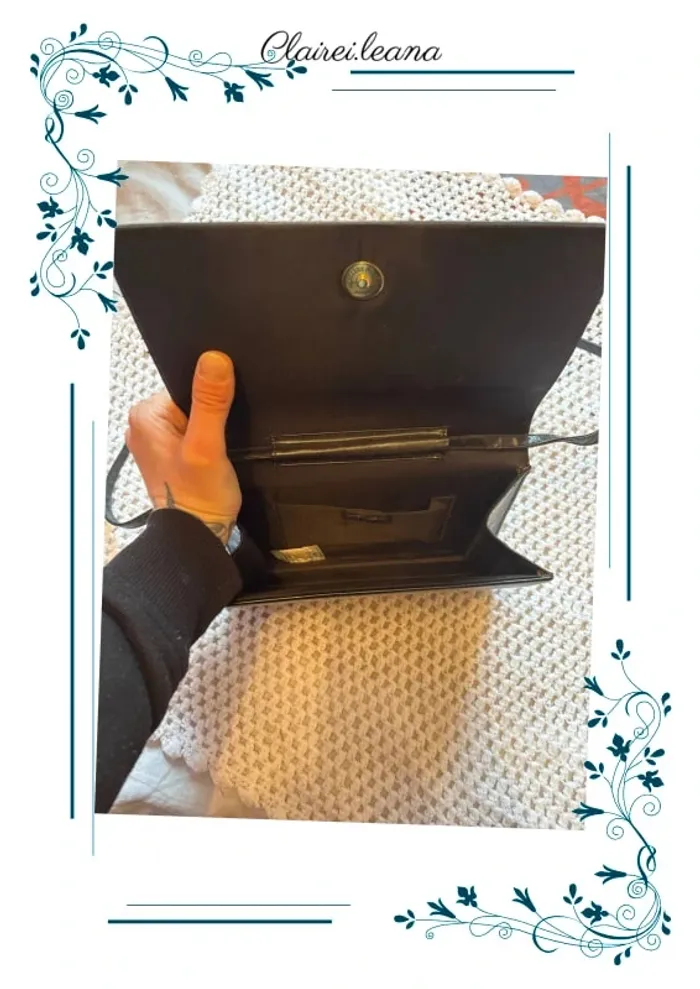 🛑 pochette noir brillant 🛑 - photo numéro 4