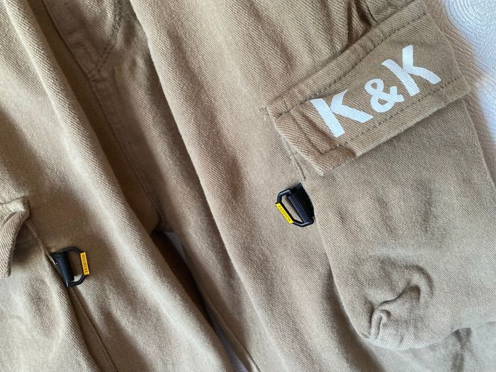 Pantacourt saroual kaki 12/14 ans K&K - photo numéro 2