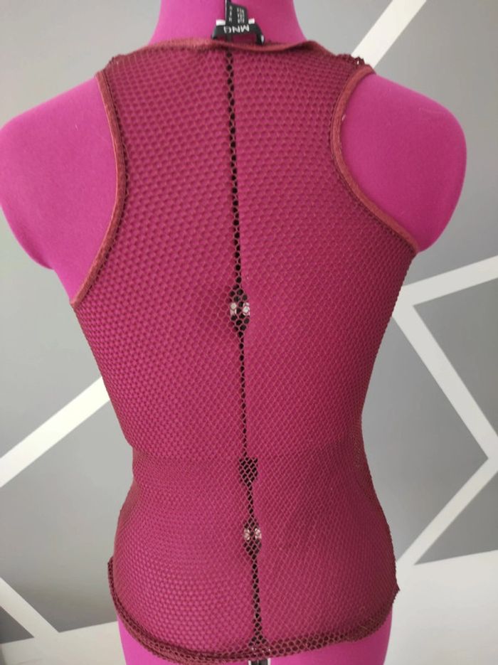 Débardeur Mango résille tM tbe - photo numéro 3