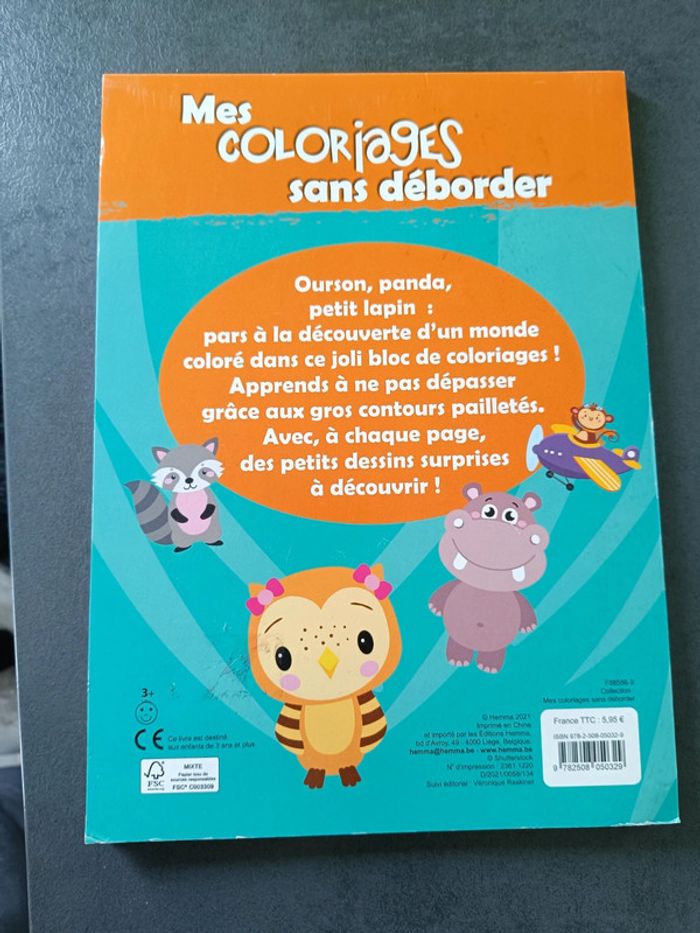 Mes coloriages sans déborder - photo numéro 2