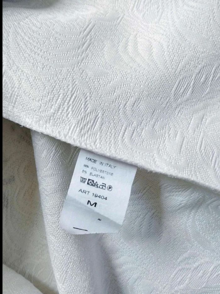 Robe  blanc  bleu  fleuri  cérémonie  -  Miss  One  -  M =  XS actuel -  Neuve - photo numéro 8
