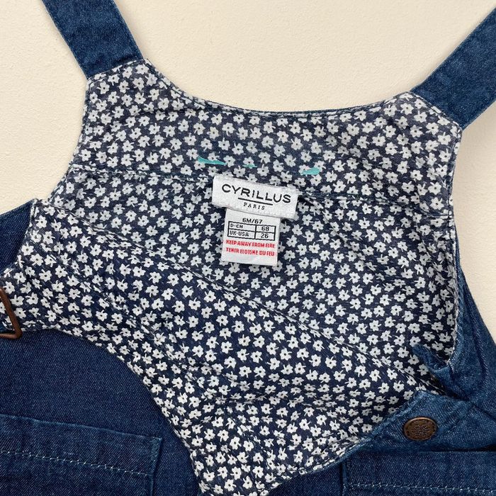 Robe en jean cyrillus 6 mois - photo numéro 3