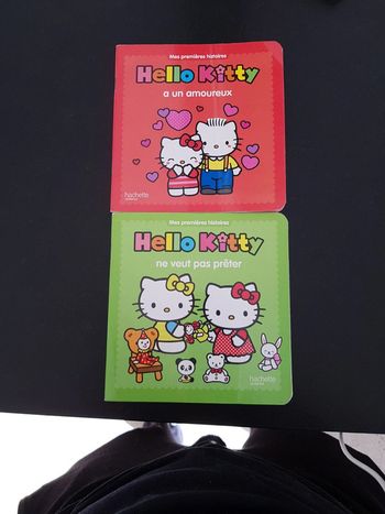 Lot de 2 petits livres Hello Kitty