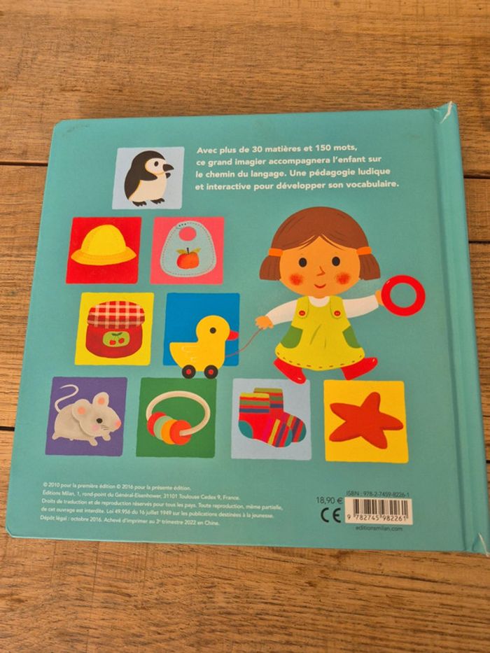 Lot de 2 – Mon grand imagier à toucher – Milan - photo numéro 14