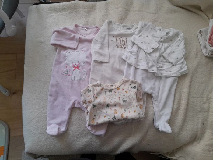 Lot pyjamas velours 3mois