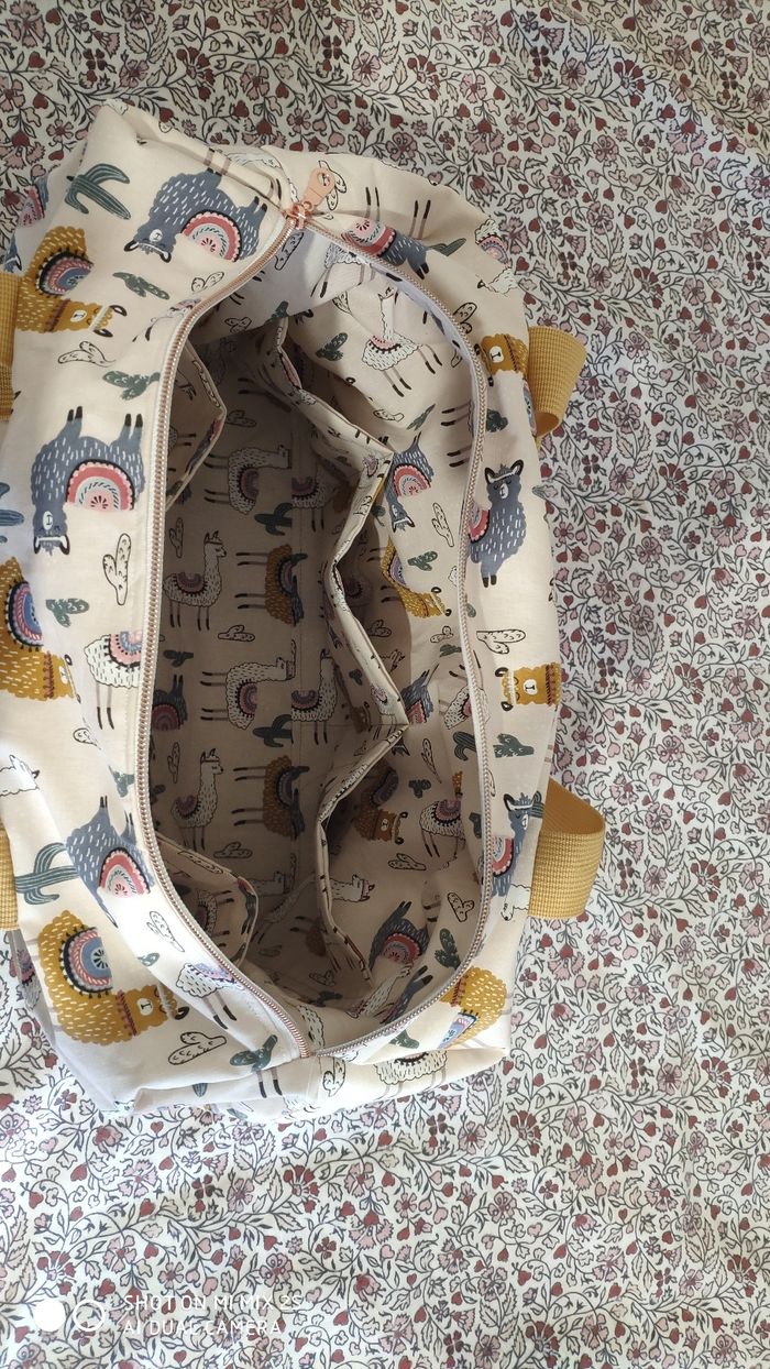 Sac à langer ou weekend Georges taille 2, entoilé - photo numéro 2