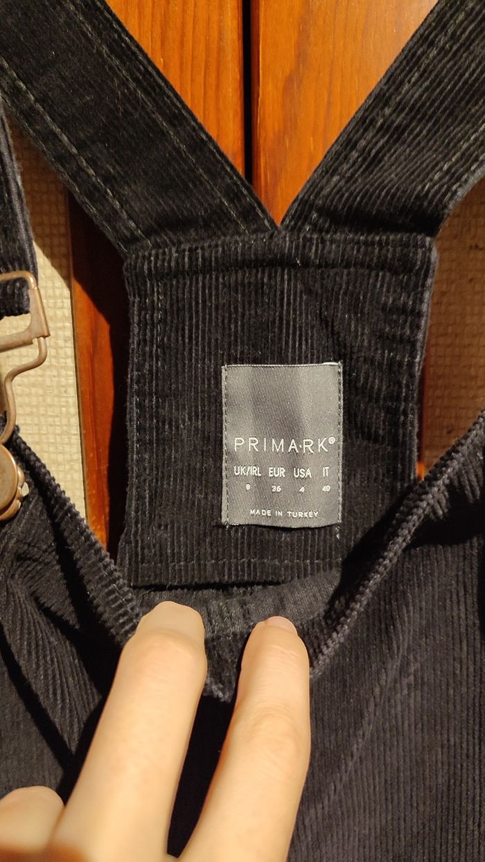 Robe chasuble noire velours taille 34 - photo numéro 5