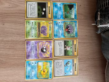 Lot de 8 cartes fossils Jap