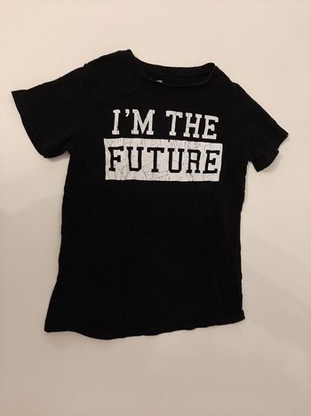 T shirt manches courtes garçon taille 12ans noir