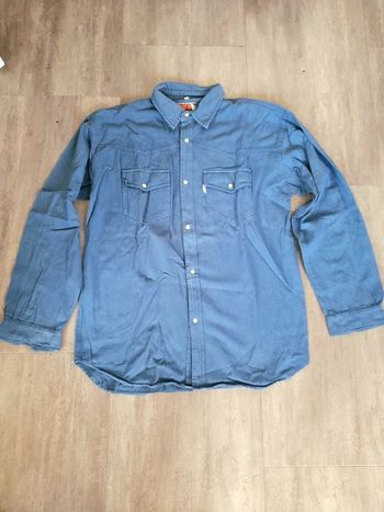 Chemise en toile style jean