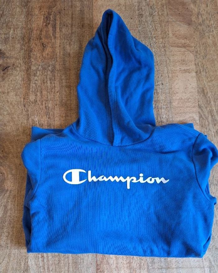 Sweat garçon bleu 14 ans Champion