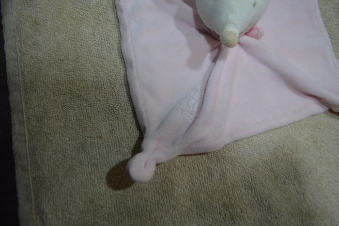 Doudou souris Obaibi rose 20 cm - photo numéro 2