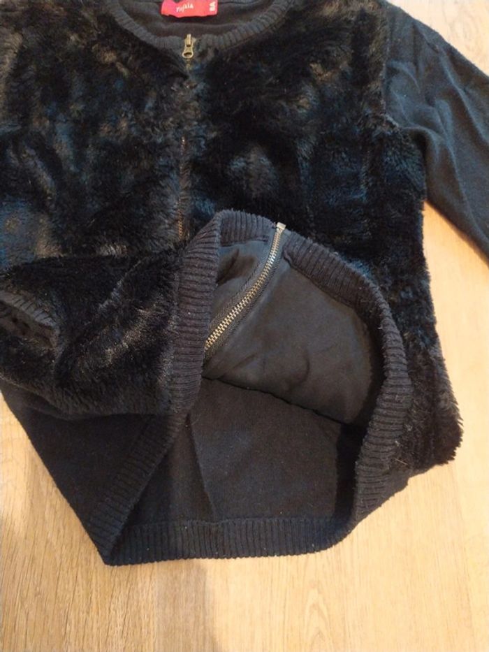gilet avec fausse fourrure devant 8 ans tissaia - photo numéro 4