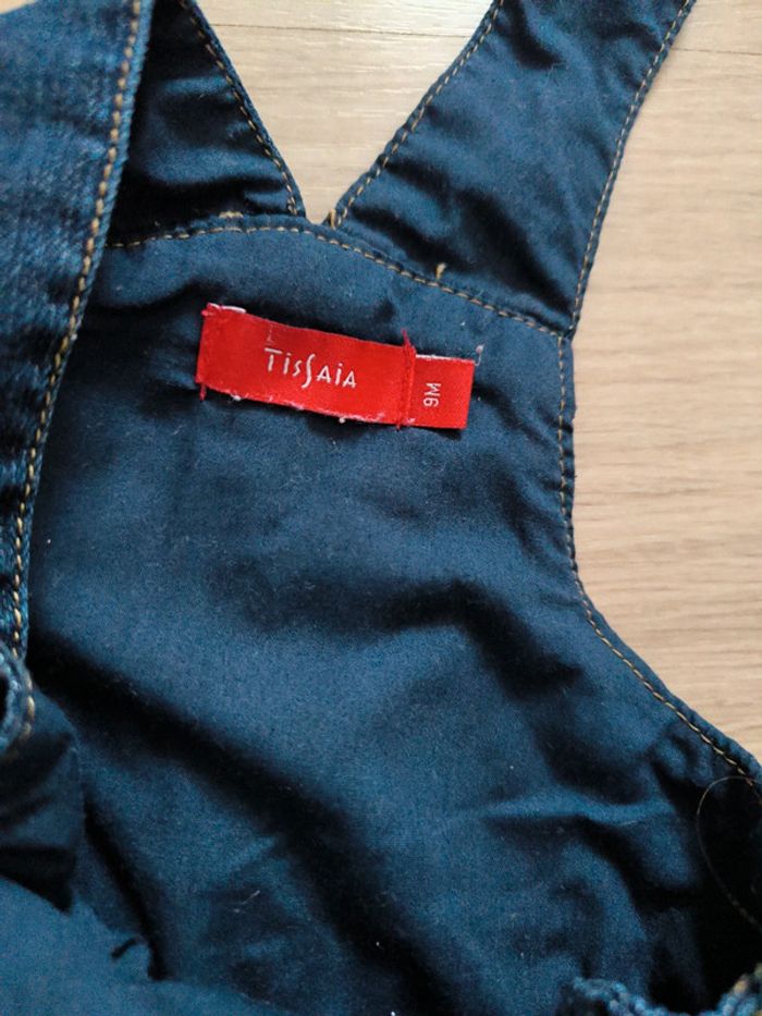 Robe courte en jean. Tissaia 9 mois - photo numéro 3