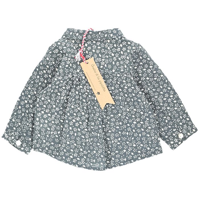 Chemise à manches longues 3 mois en coton Arsène et les pipelettes - photo numéro 2