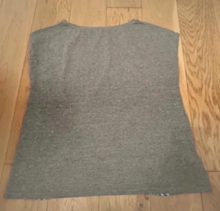 Tee shirt bi matière - photo numéro 5